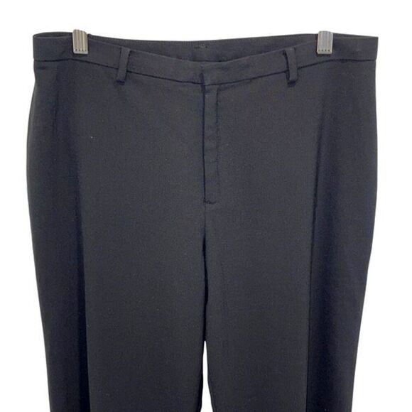 GAP Womens Wool Blend Wide Leg‎ Stretch Dress Pants Black Size 10A - Picture 2 of 9